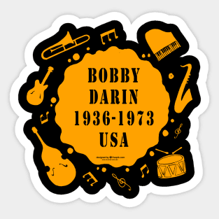 Bobby Darin USA 1936 1973 Music D42 Sticker